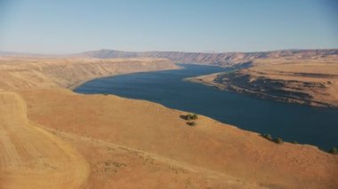 Oregon, ABD: Columbia Nehri hava görüntüleri