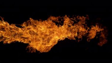 Alev fırlatıcı yavaş çekimde; Fantom Flex 4K 'ye 1000 fps ile ateş edildi