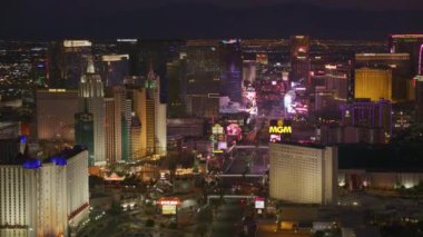 Las Vegas şehir manzarasının en iyi görüntüsü, ABD