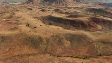 Boyalı Tepeler manzaralı, hava görüntüleri, ABD