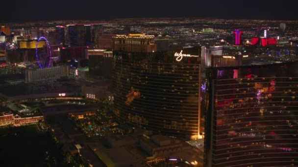 Κορυφαία Προβολή Βίντεο Από Las Vegas Cityscape Ηπα — Αρχείο Βίντεο