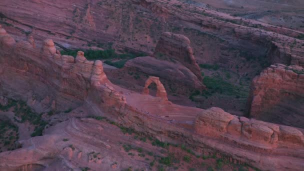 Arches National Park Utah Circa 2019 Luchtfoto Van Arches National — Stockvideo
