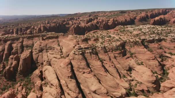 Canyonlands Nemzeti Park Utah 2019 Légi Felvétel Canyonlands Ről Helikopteres — Stock videók