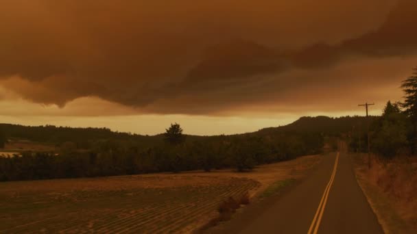 Oregon Circa 2017 Volando Sobre Upper Table Rock Sur Oregon — Vídeo de stock