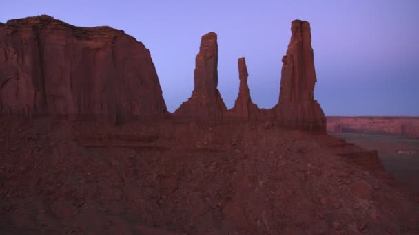 Monument Valley Utah 2019 Aerial View Monument Valley — Stock Video