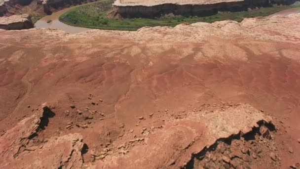 Canyonlands National Park Utah Circa 2019 Luchtfoto Van Canyonlands Schot — Stockvideo