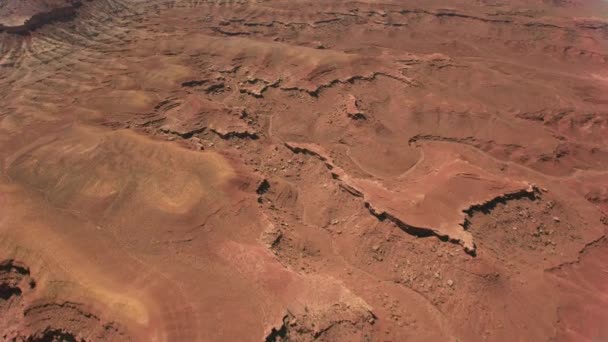 Canyonlands National Park 주에서 2019 캐니언 상공에서 공중에서 헬리콥터 지멘스 — 비디오