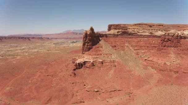 Canyonlands Nationalpark Utah 2019 Flygfoto Över Canyonlands Skjuten Från Helikopter — Stockvideo
