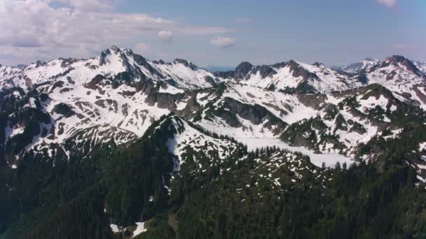 Glacier Peak Washington Vers 2019 Vue Aérienne Glacier Peak Prise — Video