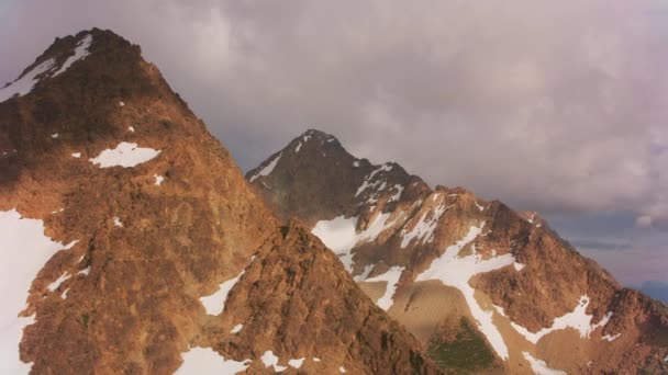 Mount Baker Washington Circa 2019 Luchtfoto Van Mount Baker Gebied — Stockvideo