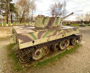 Alman ağır tankı Tiger müzede.
