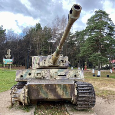 Alman ağır tankı Tiger müzede.