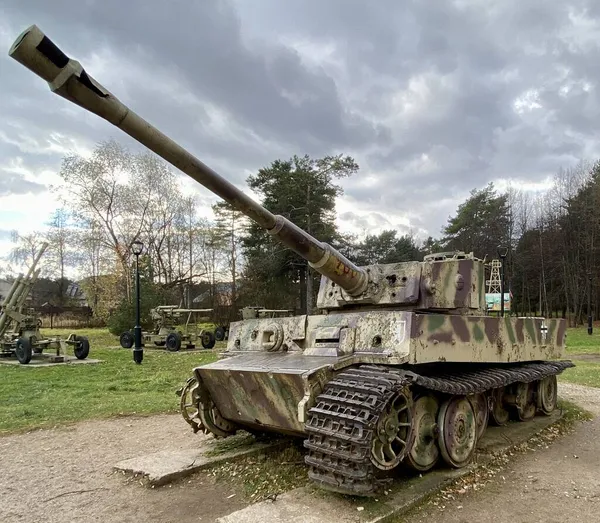 Alman ağır tankı Tiger müzede.