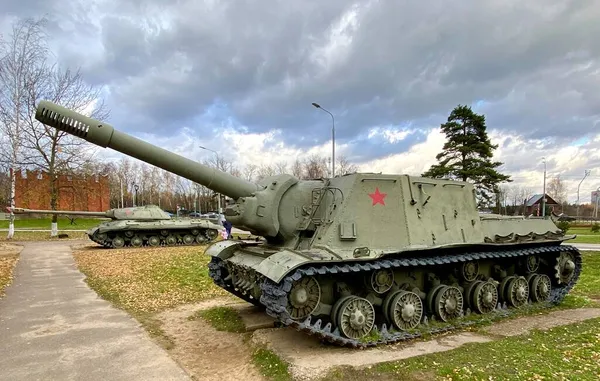 Självgående Artillerienhet Isu 152 Museet — Stockfoto