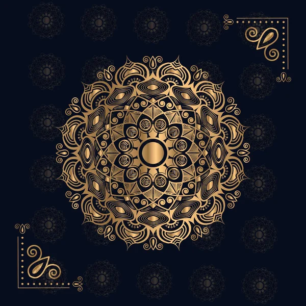 Mandala Elemento Cerchio Geometrico Nero Donna Piedi Posa Yoga Modello — Foto Stock