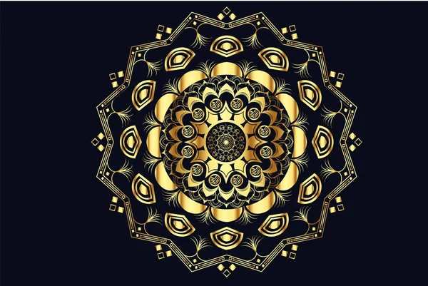 Modello Mandala Lusso Ornamentale Logo Icona Disegno Mandala Ornamentale Colore — Foto Stock