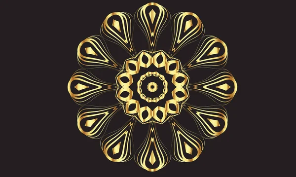 钻石曼达拉曼达拉钻石精美华丽华丽华丽的曼达拉图案3在一套24个轮廓网络曼达拉图标Sucreport的设计中 — 图库照片
