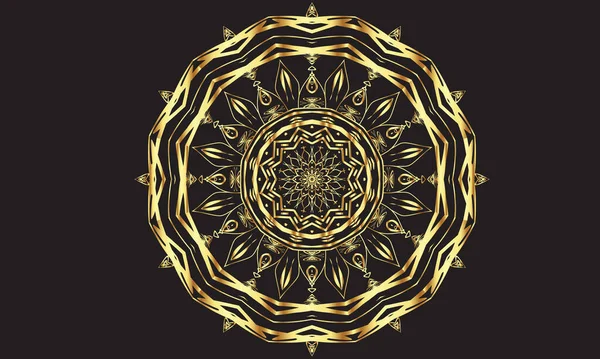 Diamond Mandala Mandala Diamond Elegant Ornamental Luksus Mandala Mønster Design – stockvektor