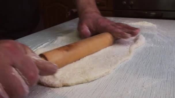制作自制烘焙食品的过程 在家做饭 — 图库视频影像