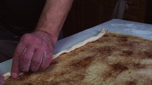 만드는 과정이다 집에서 요리하는 — 비디오