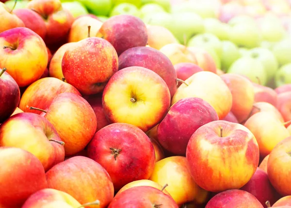Manzanas Rojas Gran Diseño Para Cualquier Propósito Comida Vegetariana Saludable — Foto de Stock