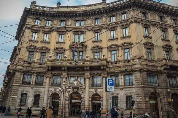 Palazzo del Credito Italiano, или Palazzo UniCredit — стоковое фото