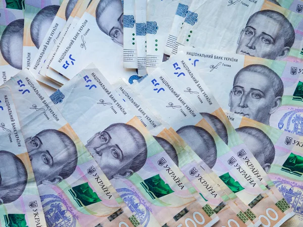 Beş yüz hryvnia banknotların arka plan