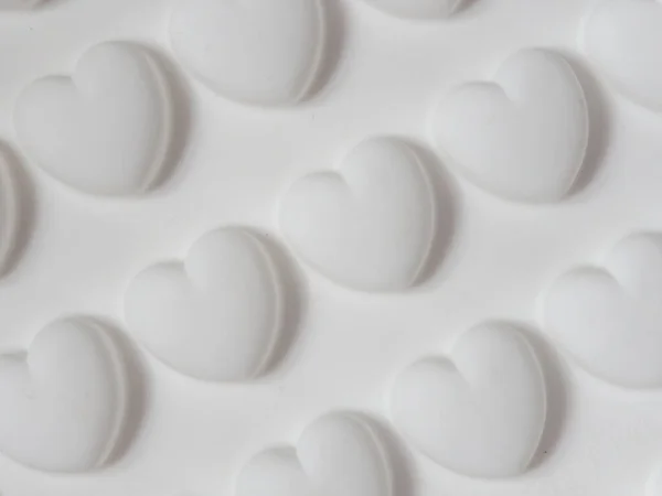 Tekstura z trójwymiarowymi sercami — Zdjęcie stockowe