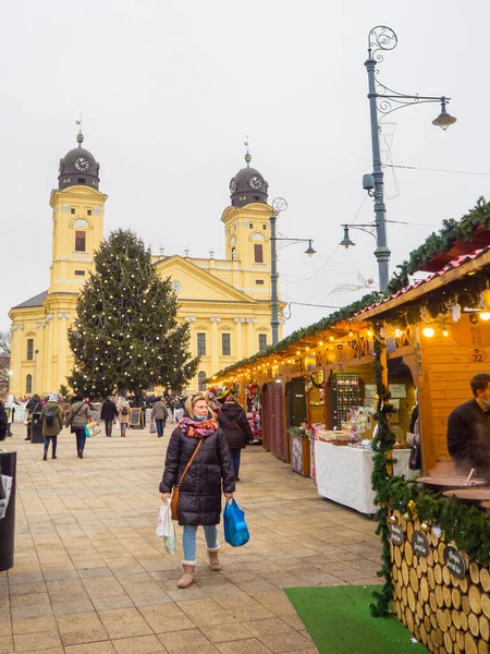 Debrecen Vánoční trh — Stock fotografie