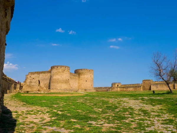 Bilhorod-Dnistrovskyi kalesinin kalıntıları.