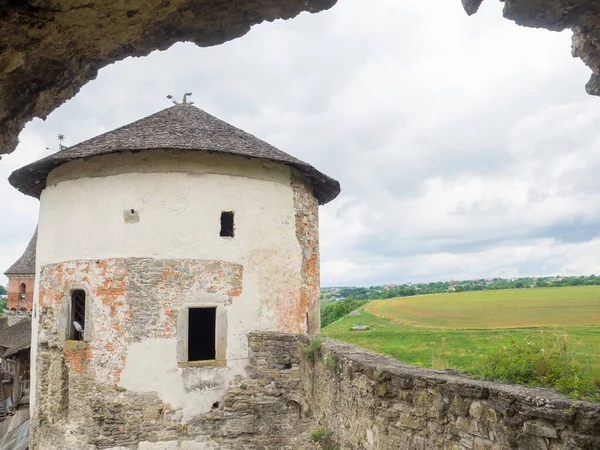 Forteresse Kamianets Podilskyi Par Temps Nuageux Dans Région Khmelnytskyi Ukraine — Photo