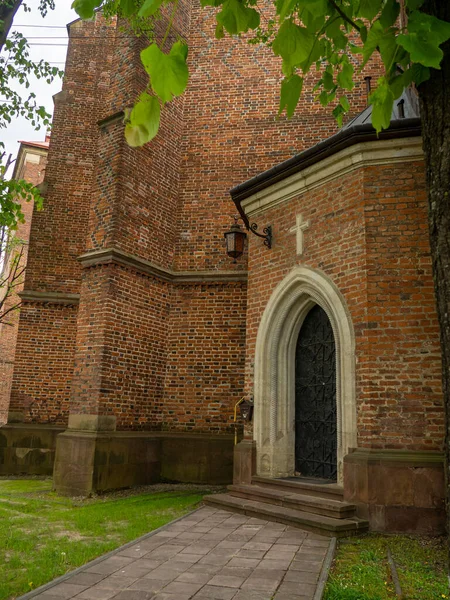 Door Roman Catholic Church Bartholomew Drohobych Ukraine Medieval Iron Door — Zdjęcie stockowe