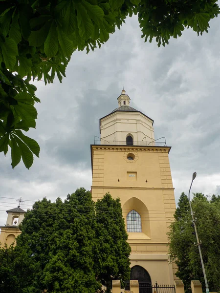 Church John Baptist Latin Church City Sambir Ukraine Tallest Oldest — Stockfoto