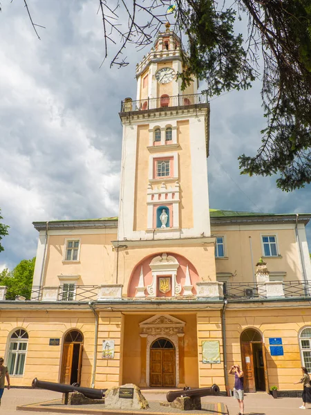 Sambir Ukraine May 2022 Town Hall Sambir Market Square Built — Stockfoto