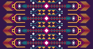 Etnik dikeysiz şekiller desen geometrik soyut EP12.Arkaplan, halı, duvar kağıdı, giysi, ambalaj, Batik, kumaş, Vektör için tasarım