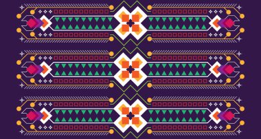 Etnik dikeysiz şekiller desen geometrik soyut EP15. Arkaplan, halı, duvar kağıdı, giysi, ambalaj, Batik, kumaş, Vektör için tasarım