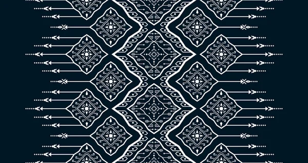 Geometric Vertical Seamless Pattern White Abstract Ethnic Design Indigenous Design —  Vetores de Stock