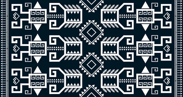 Geometrisch Verticaal Naadloos Patroon Wit Abstract Etnisch Ontwerp Inheems Design — Stockvector