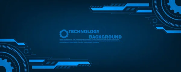 Geometric Abstract Technology Background Future Lines Dots Connection Digital Data — стоковый вектор