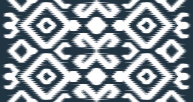 Etnik beyaz desenli kumaş taşıyıcı arka plan tasarımı. Endonezya ve diğer Asya ülkelerindeki kumaşlarda kusursuz EP.13.Vintage süsleme baskısı. Kumaş ve tekstil için harika, duvar kağıdı, ambalaj için.