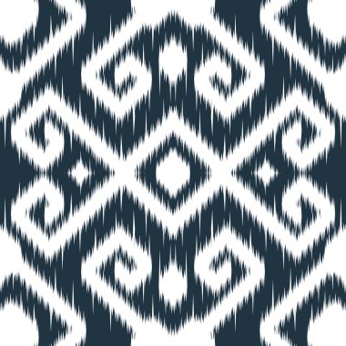 Çizgili ve sembol bohem desenli kusursuz etnik kumaş taşıyıcı kravat boyası Shibori. Arkaplan rengi değiştirilebilir. EP.44.Vintage süsleme baskısı.