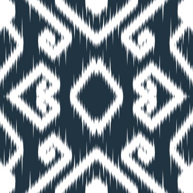 Çizgili ve sembol bohem desenli kusursuz etnik kumaş taşıyıcı kravat boyası Shibori. Arkaplan rengi değiştirilebilir. EP.60.Vintage süsleme baskısı