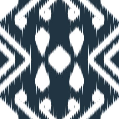 Çizgili ve sembol bohem desenli kusursuz etnik kumaş taşıyıcı kravat boyası Shibori. Arkaplan rengi değiştirilebilir. EP.62.Klasik süs baskısı