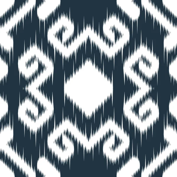 Seamless Ethnic Cloth Vector Pattern Vector Tie Dye Shibori Printed — стоковый вектор