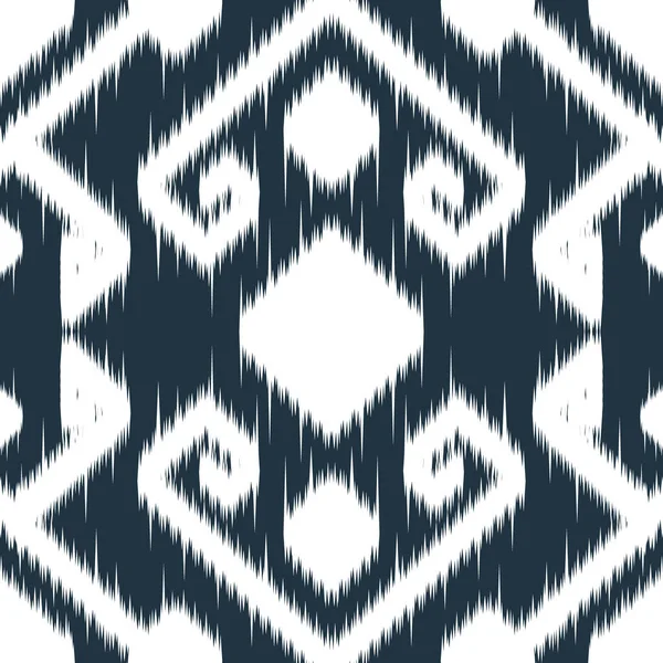 天衣无缝的民族布矢量图案矢量领带染色石炭系印刷条纹和雪纺波希米亚风格无限纹理 背景色可以改变 背景色 地毯的设计 — 图库矢量图片