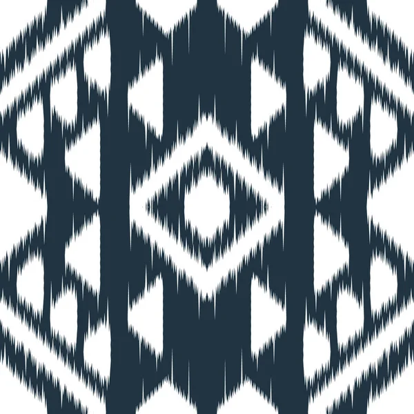 Patrón Vector Tela Étnica Sin Costuras Vector Tie Dye Shibori — Archivo Imágenes Vectoriales
