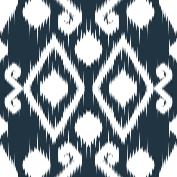 Tissu Ethnique Sans Couture Motif Vectoriel Vecteur Tie Dye Shibori — Image vectorielle