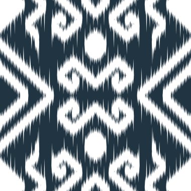 Çizgili ve sembol bohem desenli kusursuz etnik kumaş taşıyıcı kravat boyası Shibori. Arkaplan rengi değiştirilebilir. EP.77.Vintage süs baskısı