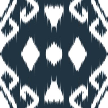 Çizgili ve sembol bohem desenli kusursuz etnik kumaş taşıyıcı kravat boyası Shibori. Arkaplan rengi değiştirilebilir. EP.82.Klasik süs baskısı