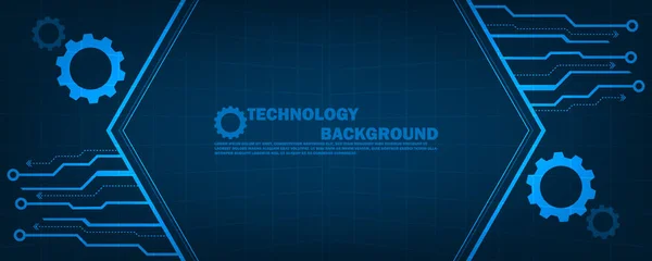 Geometric Abstract Technology Background Future Lines Dots Connection Digital Data — стоковый вектор